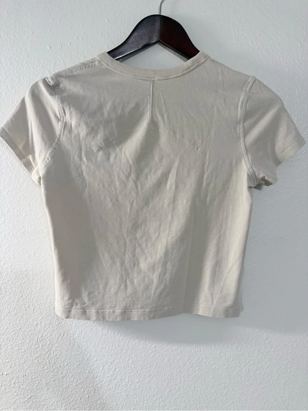 lululemon athletica Short Sleeve Crop Tee - Beige